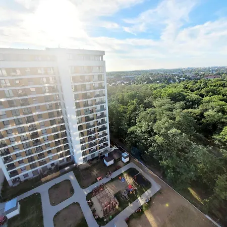 Red Park Apartament Z Panoramą Miasta *
