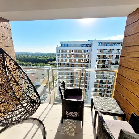 Red Park Apartament Z Panoramą Miasta